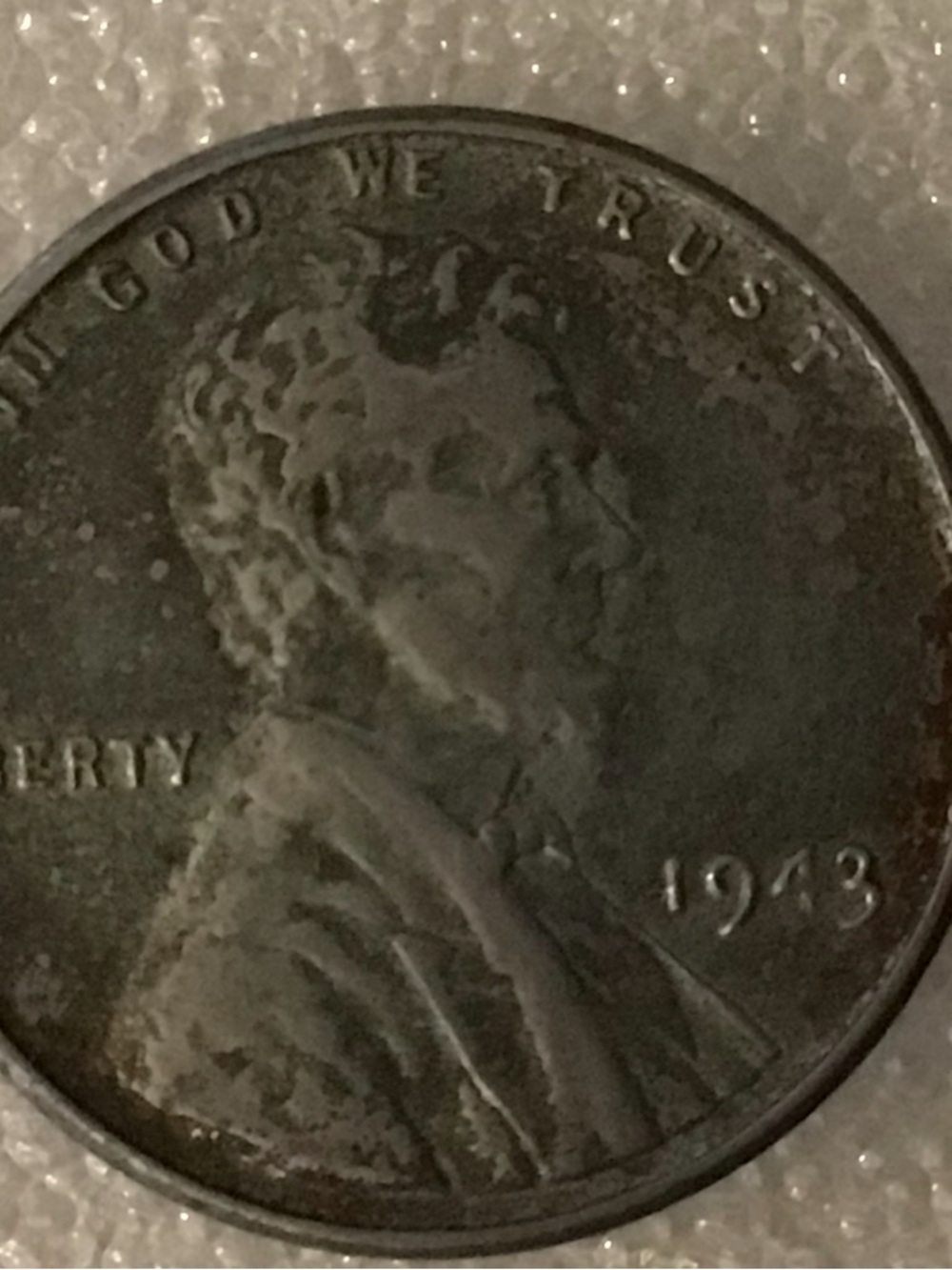 1943 Lincoln Wheat Penny - Brown Copper Coin